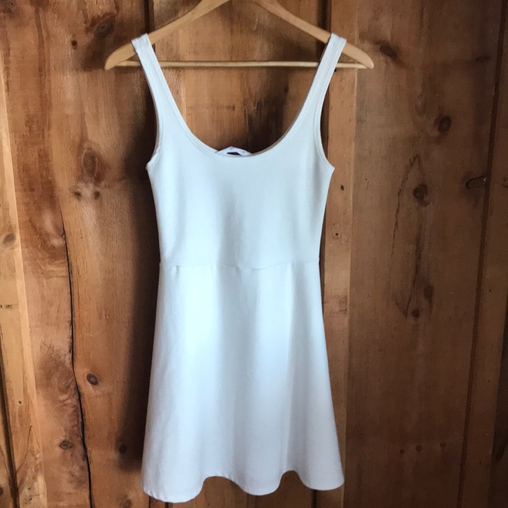 Simple white dress